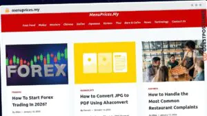 Publish Guest Post on menuprices.my