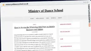 Publish Guest Post on ministryofdanceschool.co.uk