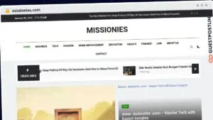 Publish Guest Post on missionies.com