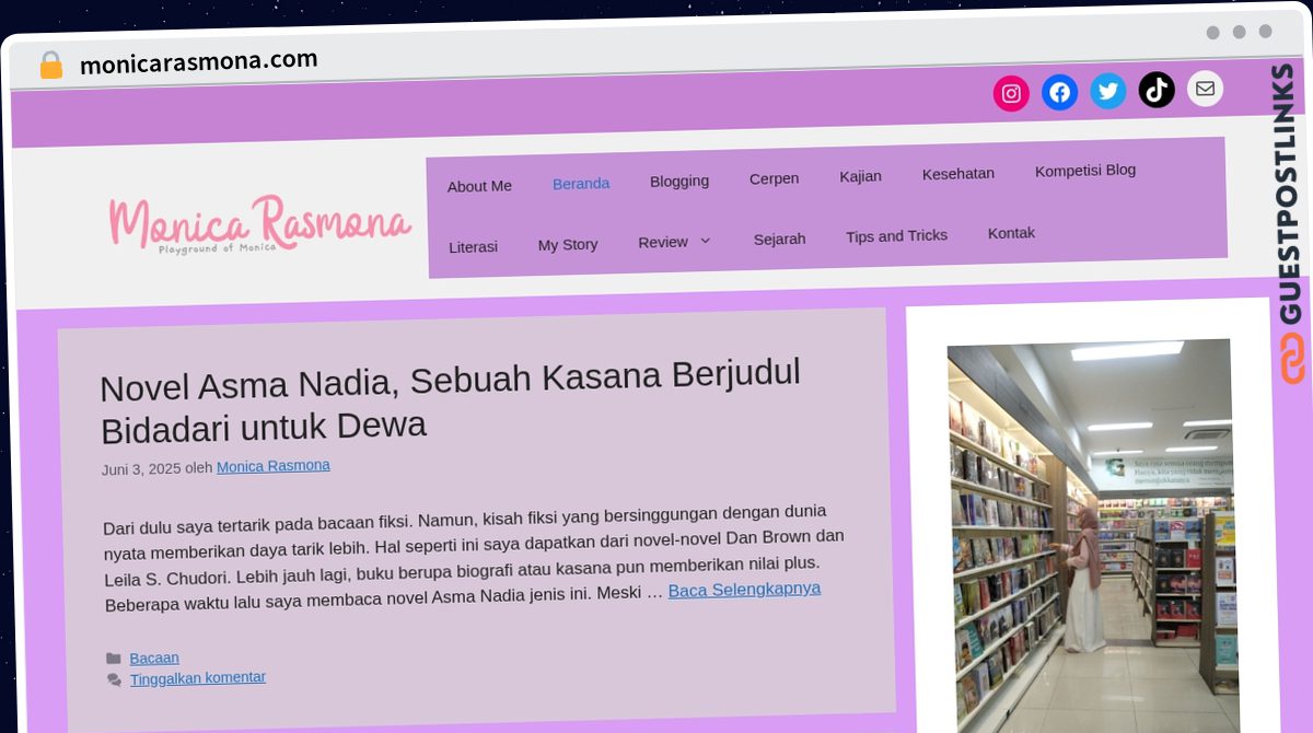 Publish Guest Post on monicarasmona.com