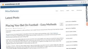 Publish Guest Post on mrwrailways.co.uk
