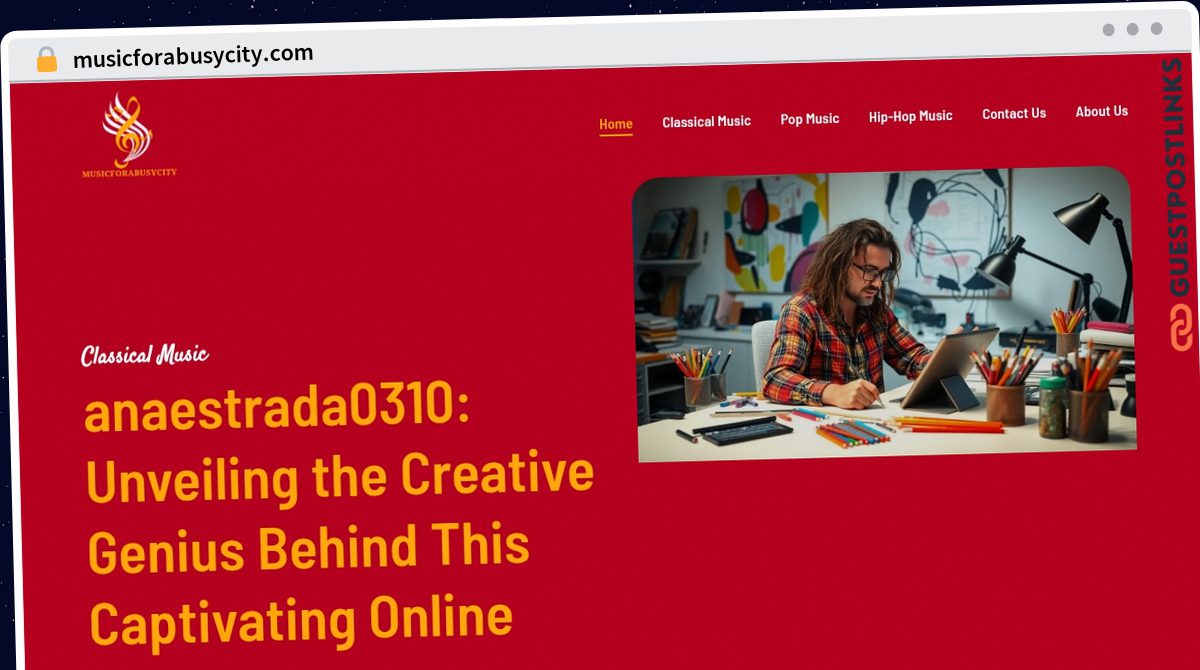 Publish Guest Post on musicforabusycity.com