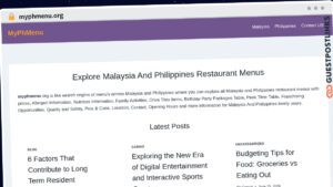 Publish Guest Post on myphmenu.org