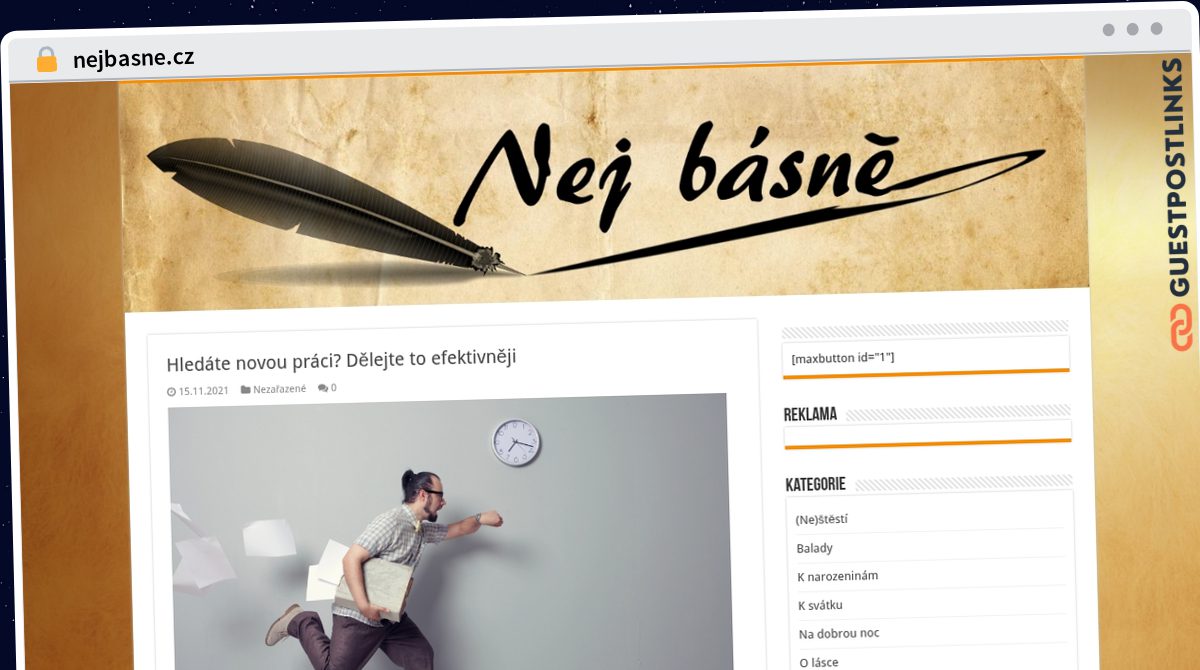 Publish Guest Post on nejbasne.cz