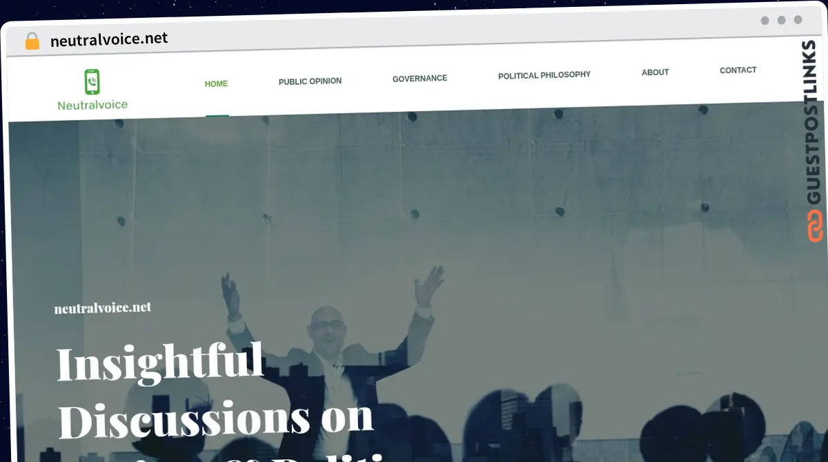 Publish Guest Post on neutralvoice.net