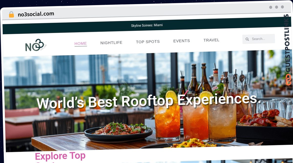 Publish Guest Post on no3social.com