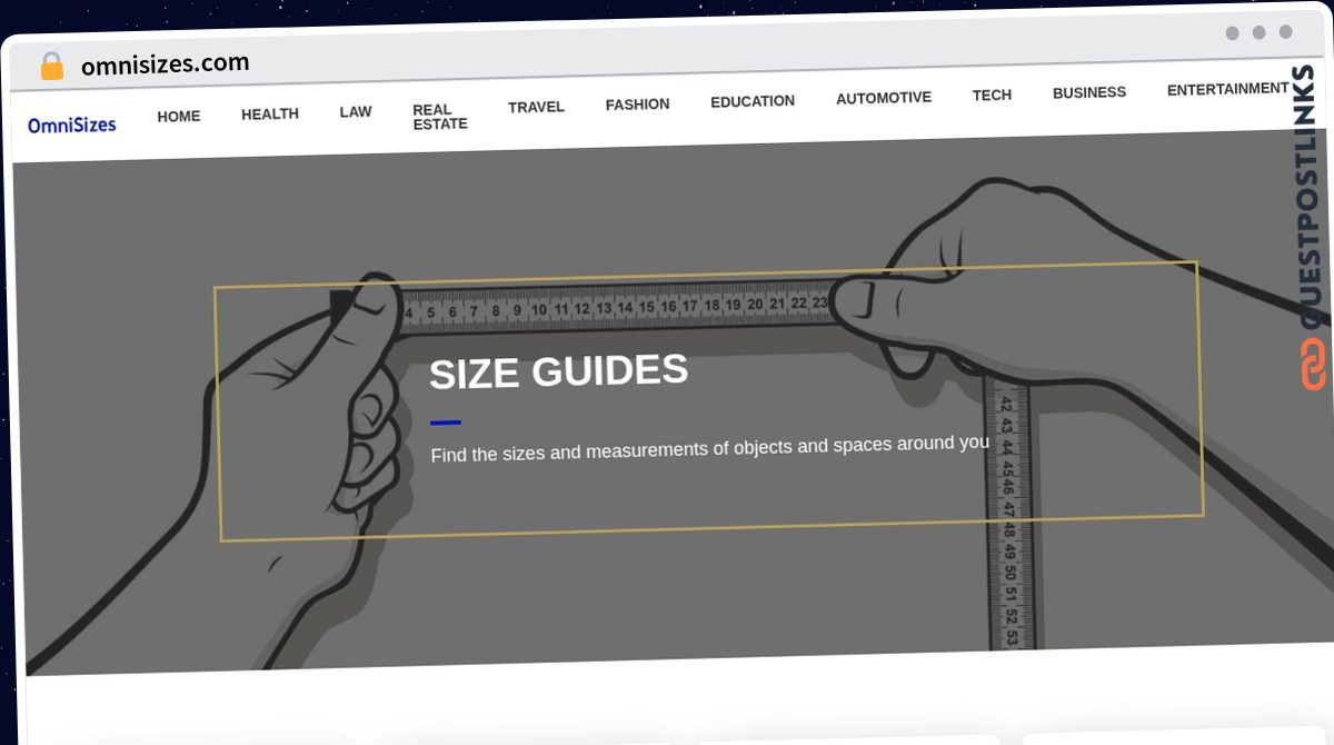 Publish Guest Post on omnisizes.com