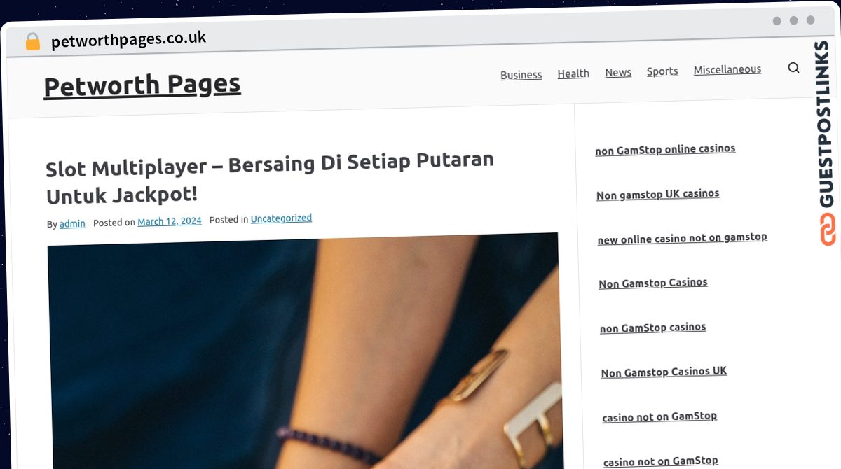 Publish Guest Post on petworthpages.co.uk