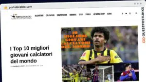 Publish Guest Post on portalecalcio.com