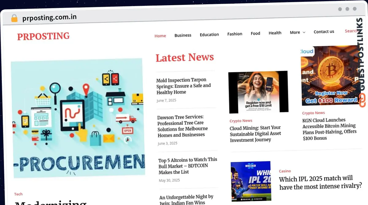 Publish Guest Post on prposting.com.in