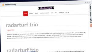 Publish Guest Post on radarturf.org