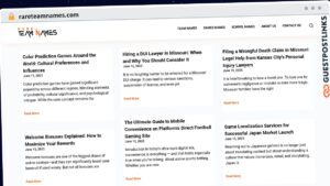 Publish Guest Post on rareteamnames.com
