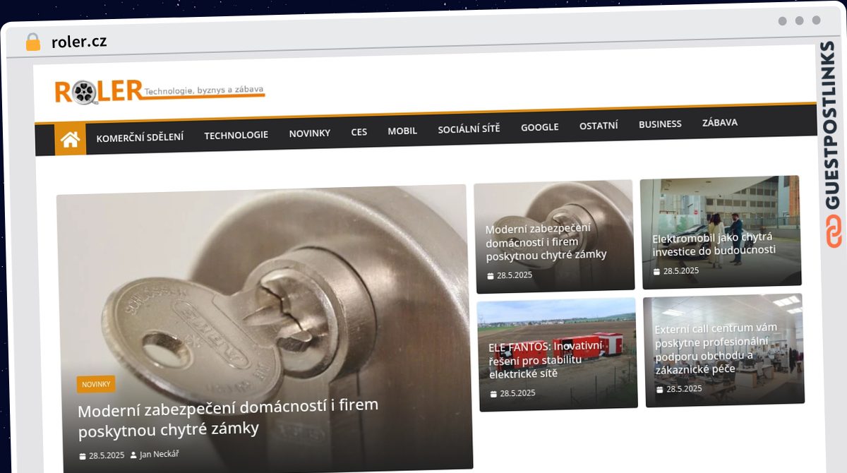 Publish Guest Post on roler.cz