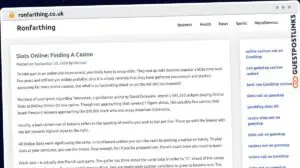 Publish Guest Post on ronfarthing.co.uk