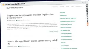 Publish Guest Post on ruthwhiteandgildas.co.uk