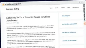 Publish Guest Post on scorpios-sailing.co.uk