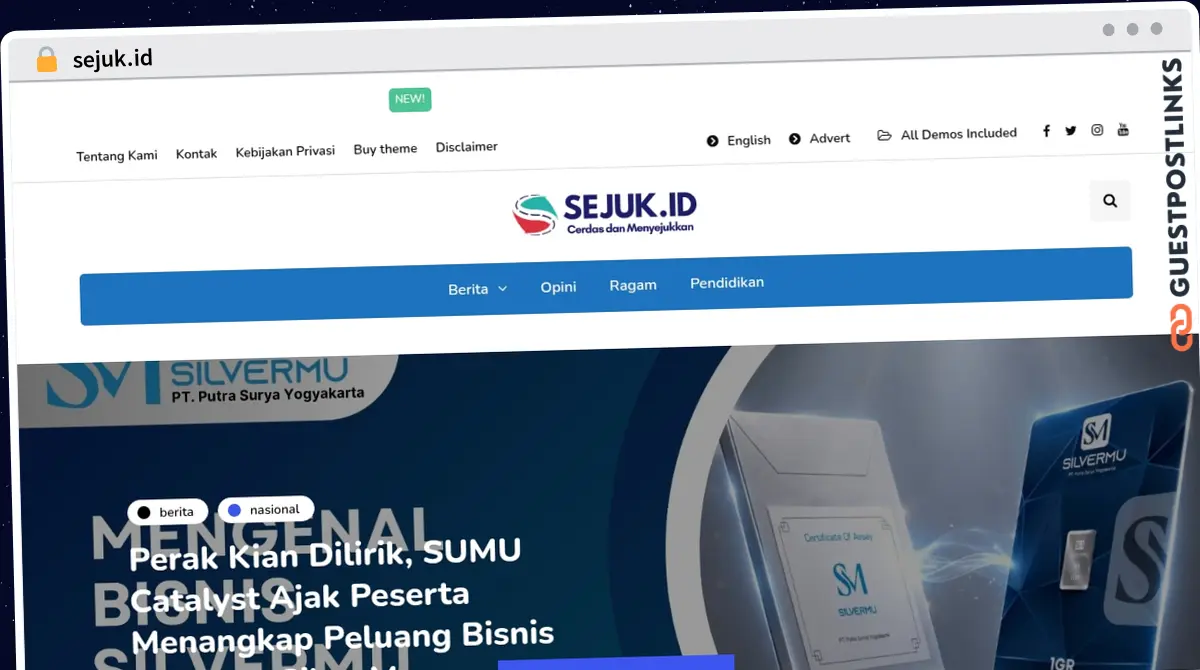 Publish Guest Post on sejuk.id
