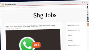 Publish Guest Post on shgjobs.co.uk