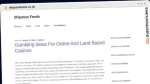 Publish Guest Post on shipstonfeeds.co.uk