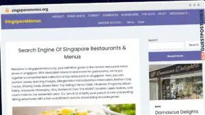 Publish Guest Post on singaporemenus.org