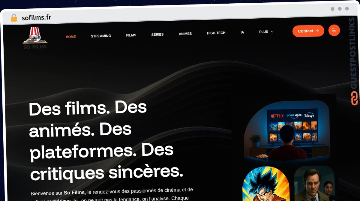 Publish Guest Post on sofilms.fr
