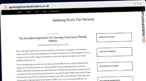 Publish Guest Post on spinningdownthederwent.co.uk