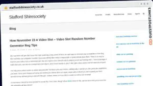 Publish Guest Post on staffordshiresociety.co.uk