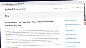 Publish Guest Post on staffordshiresociety.co.uk