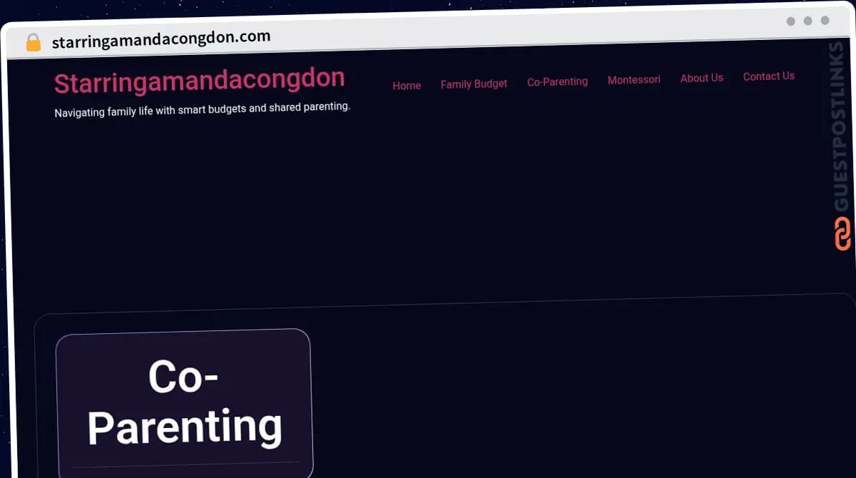 Publish Guest Post on starringamandacongdon.com