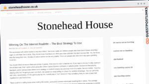 Publish Guest Post on stoneheadhouse.co.uk