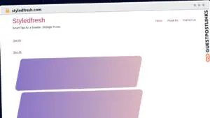 Publish Guest Post on styledfresh.com