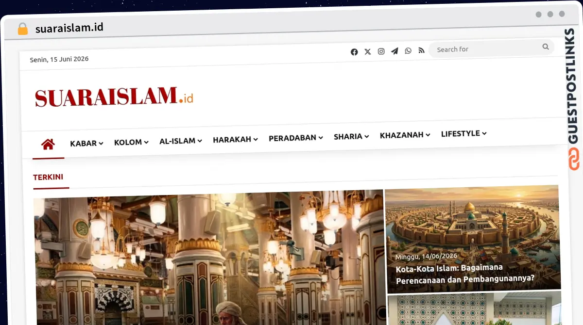 Publish Guest Post on suaraislam.id