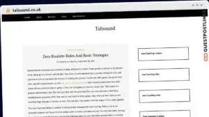Publish Guest Post on talisound.co.uk