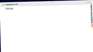 Publish Guest Post on tchaiwalla.com