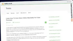 Publish Guest Post on teaka.co.uk
