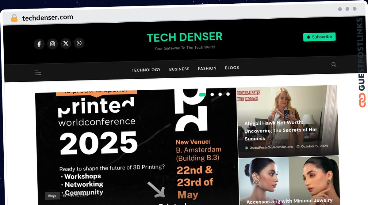 Publish Guest Post on techdenser.com