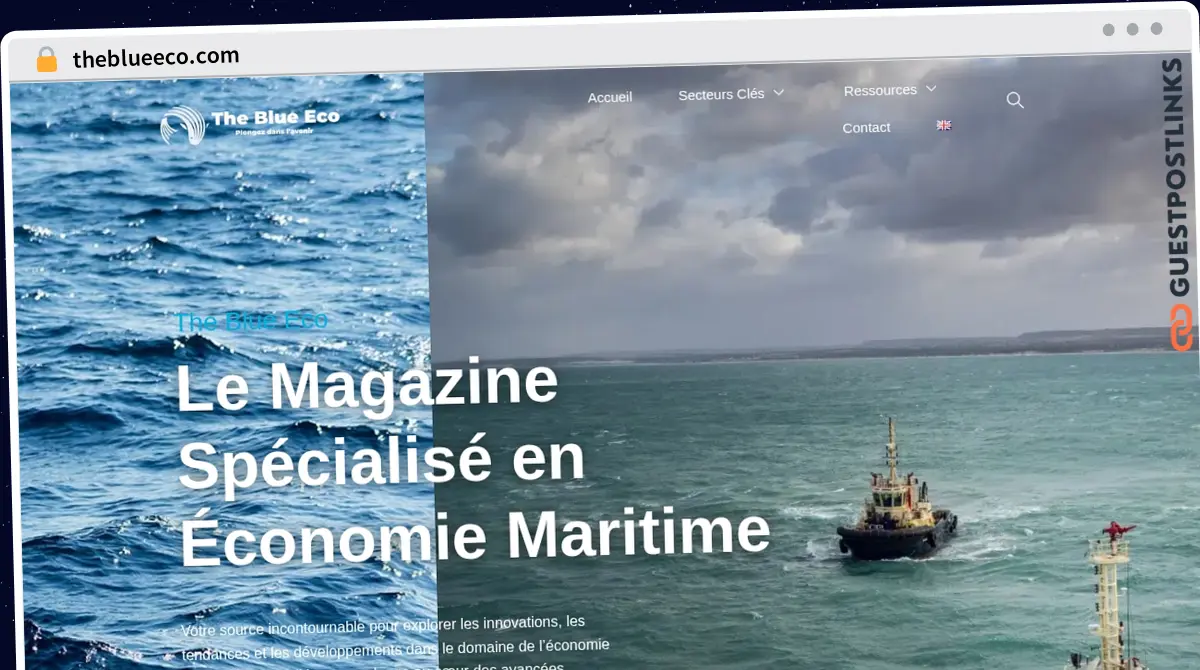 Publish Guest Post on theblueeco.com