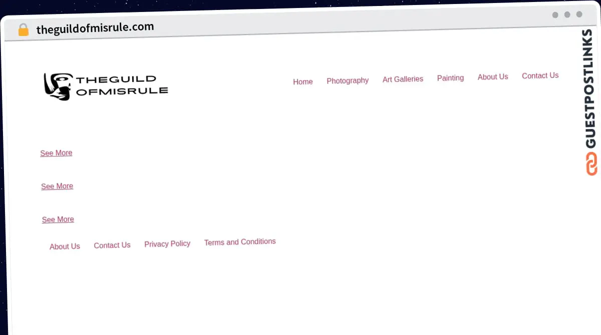 Publish Guest Post on theguildofmisrule.com