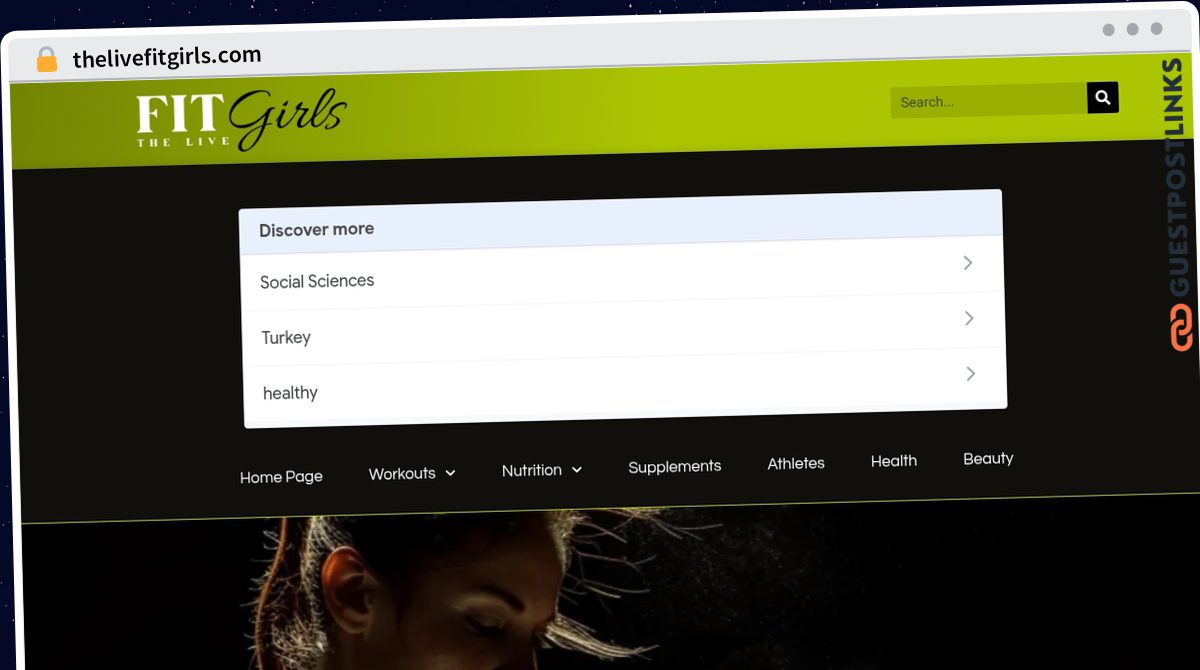 Publish Guest Post on thelivefitgirls.com