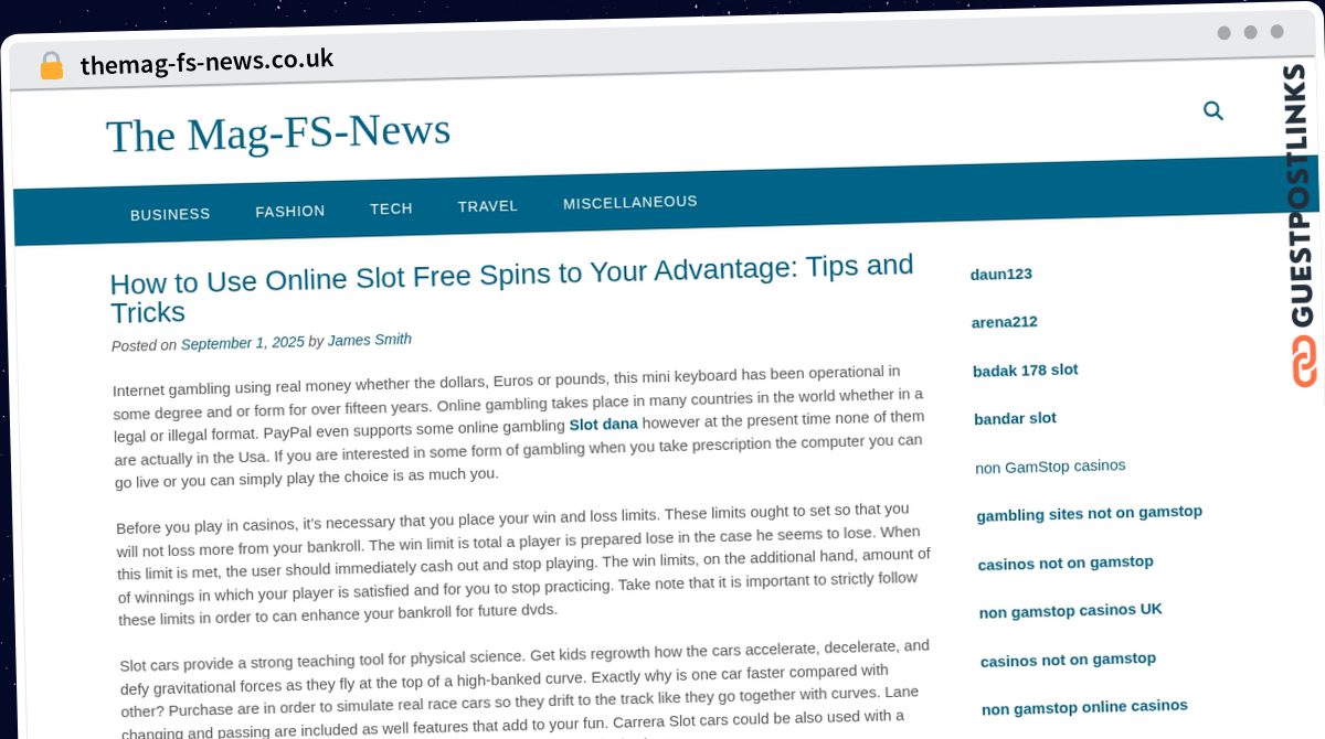 Publish Guest Post on themag-fs-news.co.uk