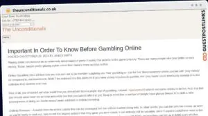 Publish Guest Post on theunconditionals.co.uk