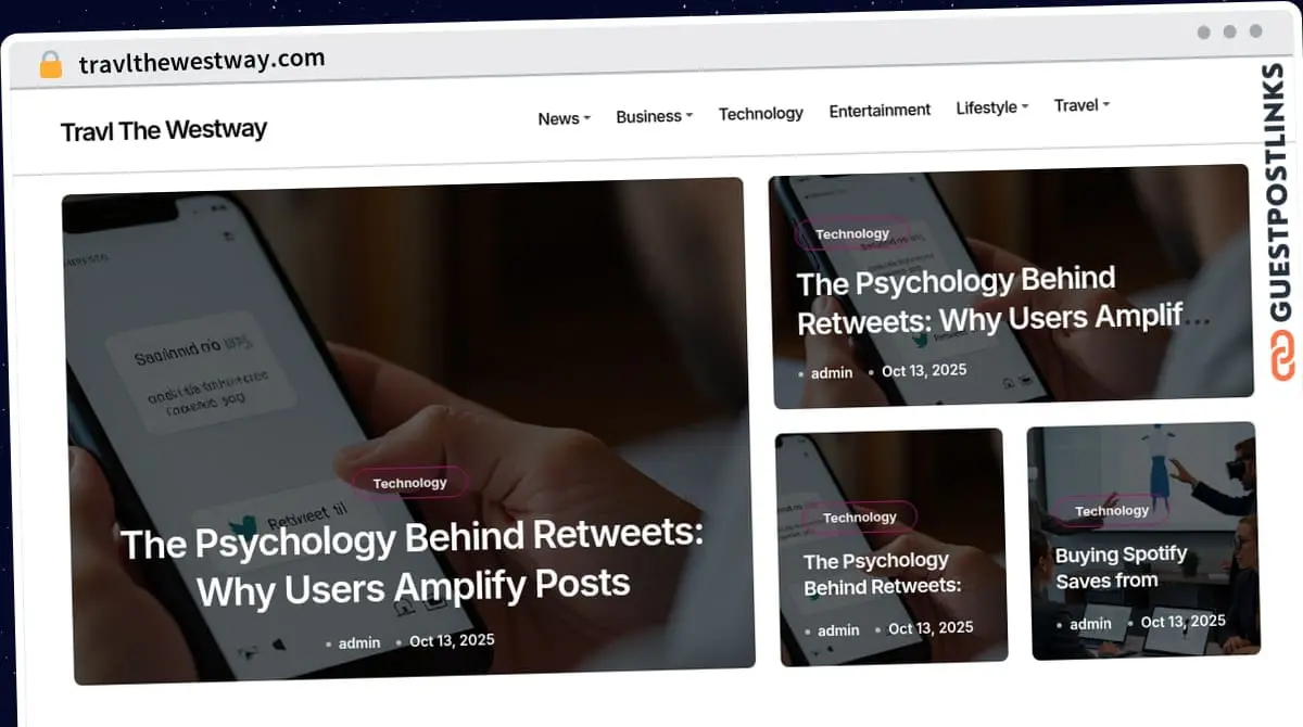 Publish Guest Post on travlthewestway.com