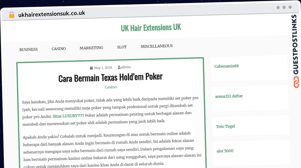 Publish Guest Post on ukhairextensionsuk.co.uk