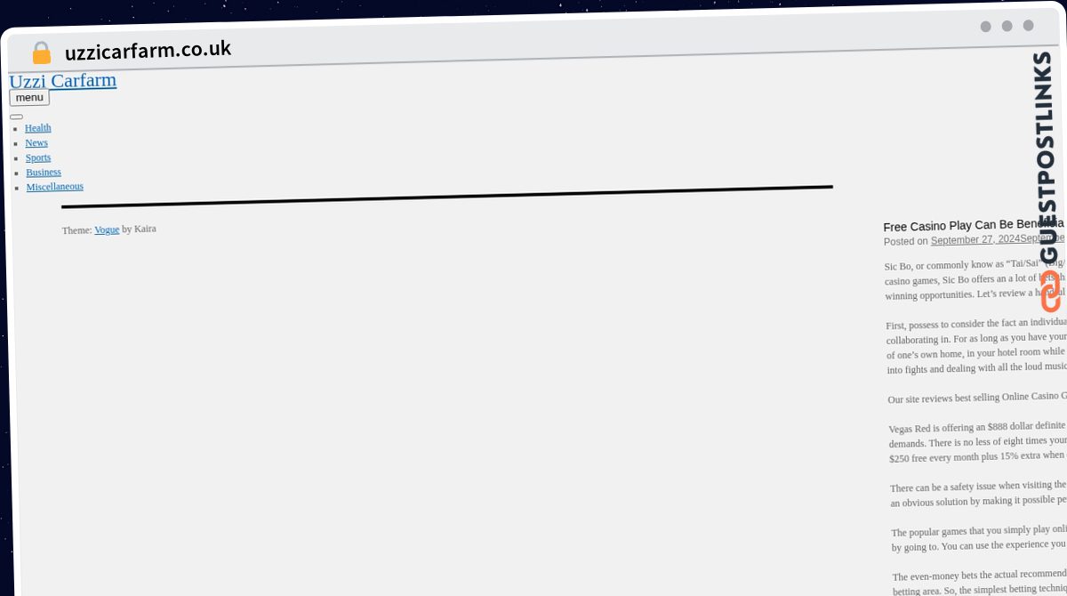 Publish Guest Post on uzzicarfarm.co.uk