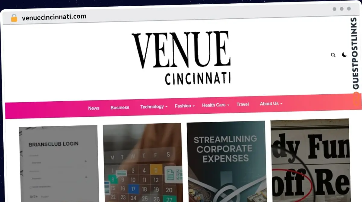 Publish Guest Post on venuecincinnati.com
