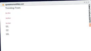 Publish Guest Post on vproteinsmoothies.com