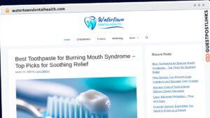 Publish Guest Post on watertowndentalhealth.com