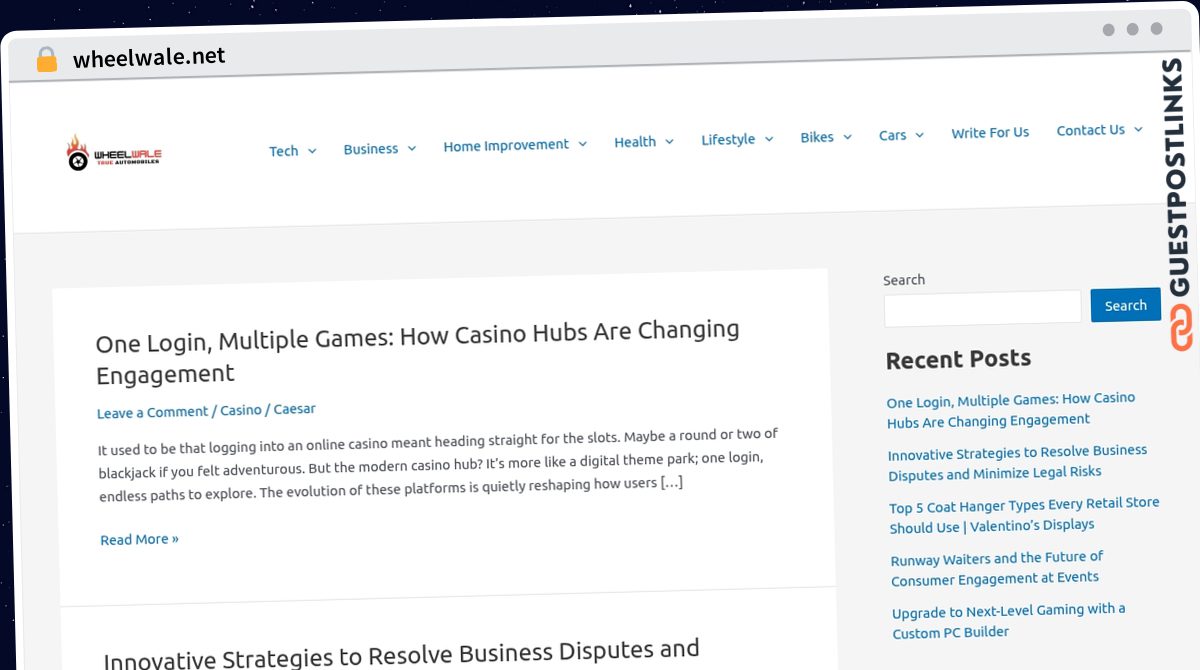 Publish Guest Post on wheelwale.net