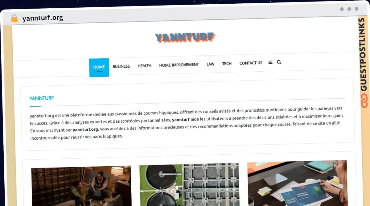 Publish Guest Post on yannturf.org