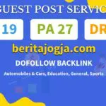 Buy Guest Post on beritajogja.com
